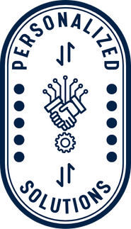 Badge - Blue - Personalized Service, Personalized Solutions