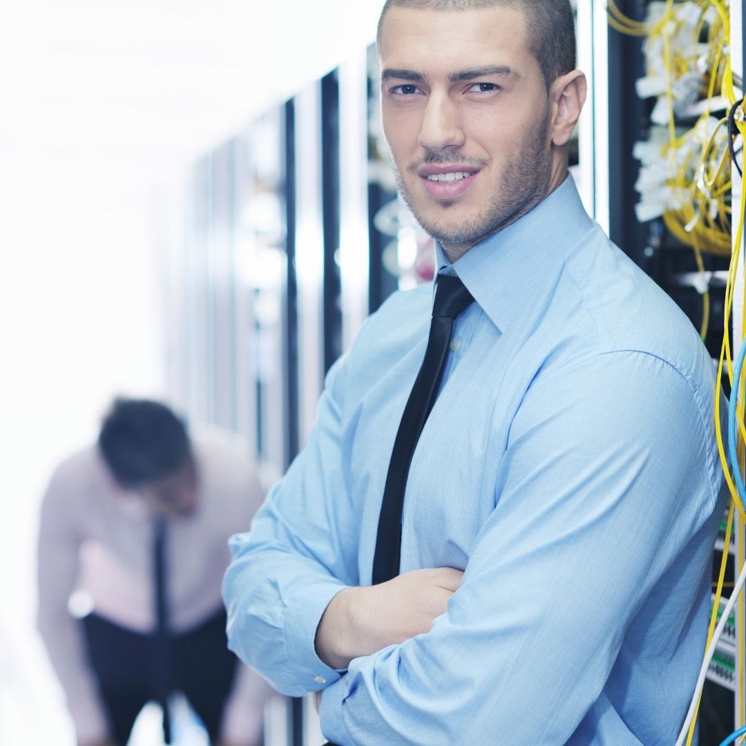 A confident worker